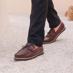 Chestnut Classic Boat Shoes-VL004