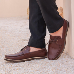 Chestnut Classic Boat Shoes-VL004
