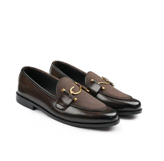 Brown Suede S Buckle-VF019