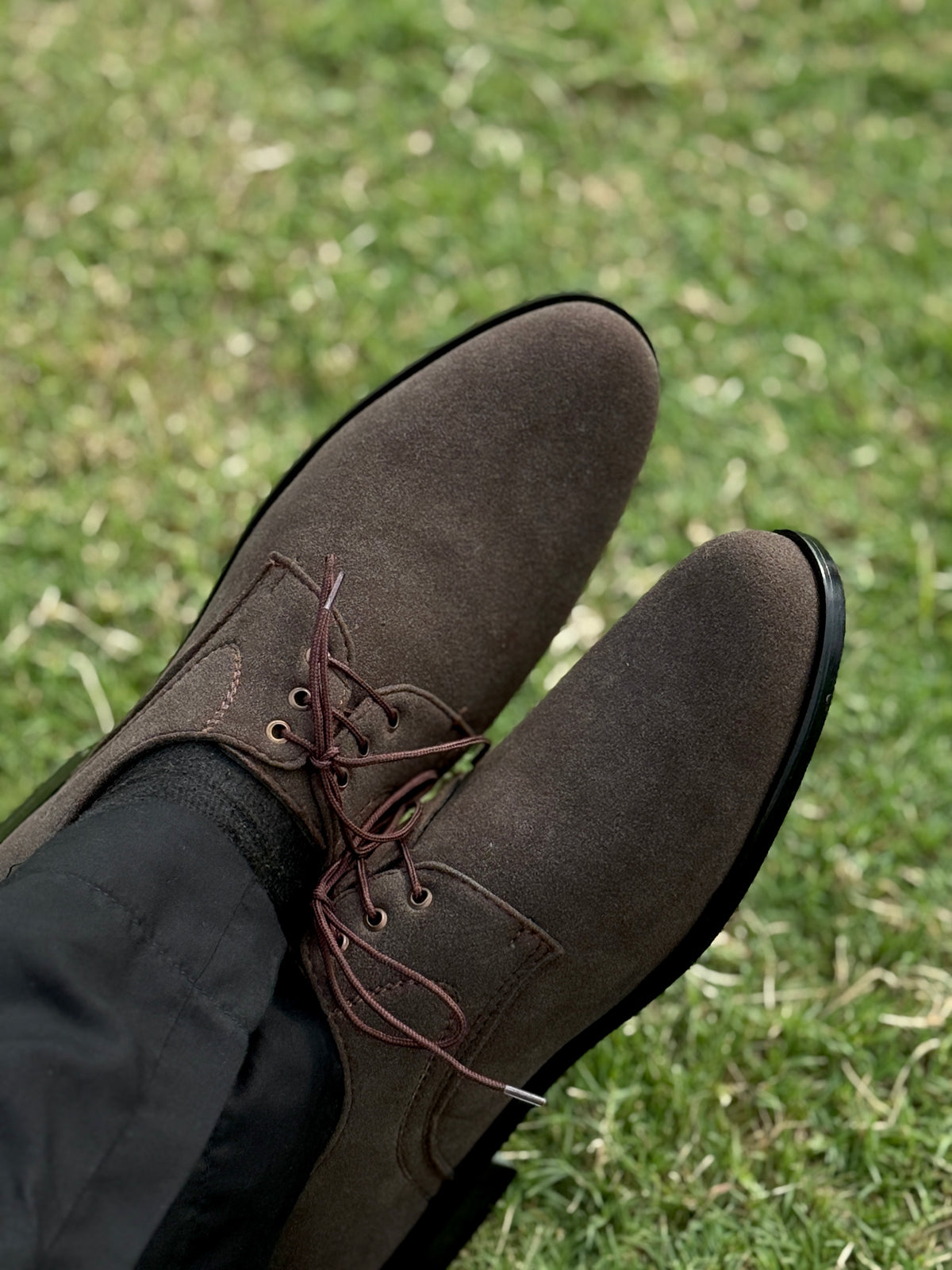 Brown Suede Oxford-VF022