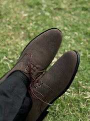 Brown Suede Oxford-VF022