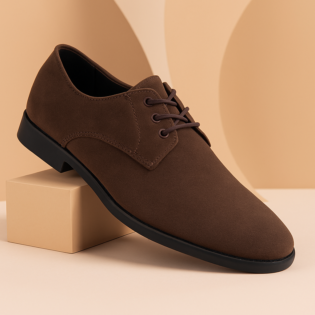 Brown Suede Oxford-VF022
