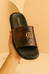 GG Leather Slide - VS3013
